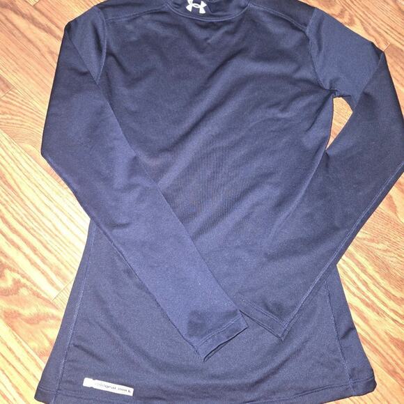 Under Armour Men's ColdGear Fitted Mock Long Sleeve Shirt Small - Picture 1 of 5